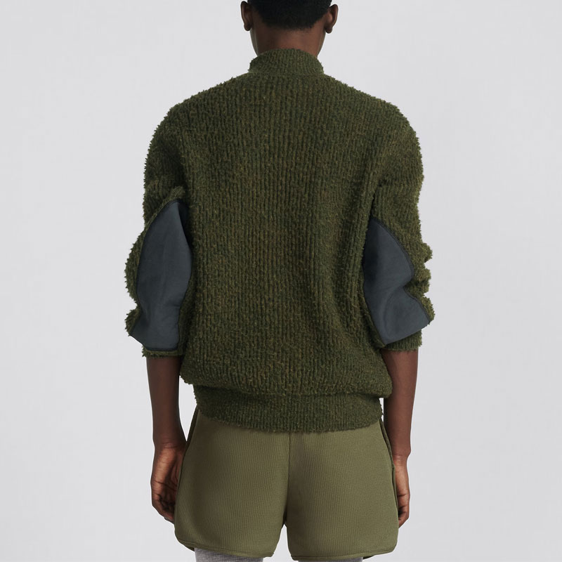 Purchase DIOR Sweater Turtleneck Lengan Panjang Slim-Fit Hijau Military. 383M640AT547-C688