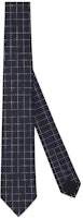DIOR Navy Blue Checkered Business Casual Tie. 31C1047B0771-C588 DIOR Navy Blue Checkered Business Casual Tie. 31C1047B0771-C588