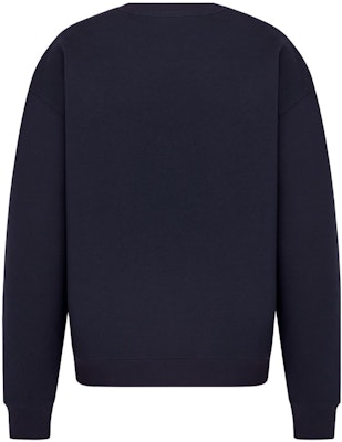 DIOR 深藍色圓領衛衣,純色設計,刺繡標誌。 393J674A0531-C588 Lookbook DIOR 深藍色圓領衛衣,純色設計,刺繡標誌。 393J674A0531-C588
