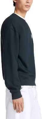 DIOR 深藍色圓領衛衣,純色設計,刺繡標誌。 393J674A0531-C588 Details for DIOR 深藍色圓領衛衣,純色設計,刺繡標誌。 393J674A0531-C588