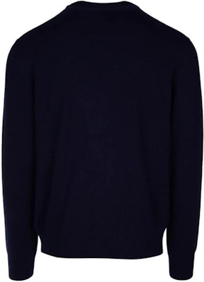 DIOR 海军蓝字母数字与动物图案设计毛衣. 483M645AT460-C580 Lookbook DIOR 海军蓝字母数字与动物图案设计毛衣. 483M645AT460-C580