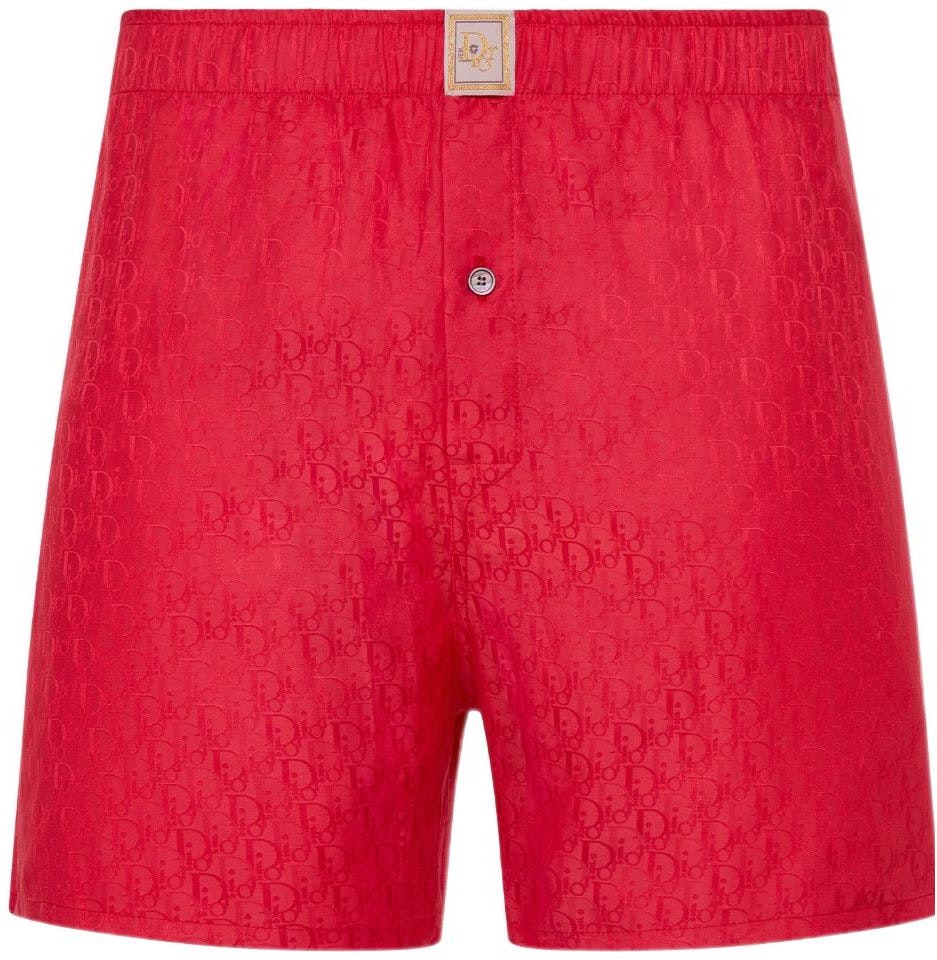 dior-red-monogram-logo-printed-casual-shorts-313-b157-a5231-c37