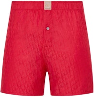 DIOR Red Monogram Logo Printed Casual Shorts. 313B157A5231-C37 DIOR Red Monogram Logo Printed Casual Shorts. 313B157A5231-C37