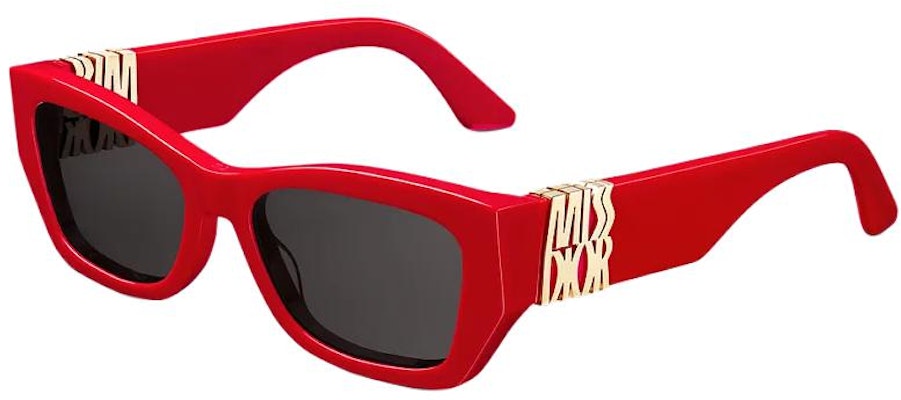 DIOR Cermin Mata Merah Square dengan Logo Huruf Emas. MISSS1FXR_35A0 Order DIOR Cermin Mata Merah Square dengan Logo Huruf Emas. MISSS1FXR_35A0