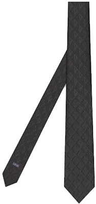 DIOR Silk Tie with CD Diamond Pattern - Black. 39C1047B0863-C889 Order DIOR Silk Tie with CD Diamond Pattern - Black. 39C1047B0863-C889