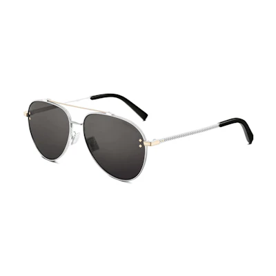 Dior Silver Aviator Alloy Frame Fashion Sunglasses. CDDMA1UXR_F2A0