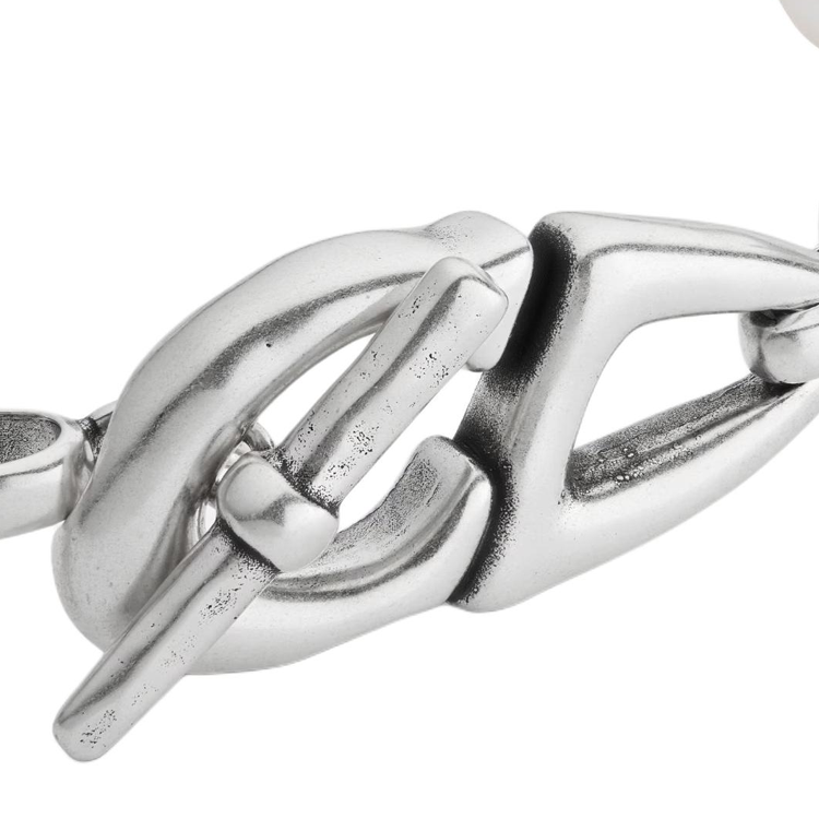 Lookbook DIOR 銀色黃銅拼接設計手鏈 B2280HOMGMD906