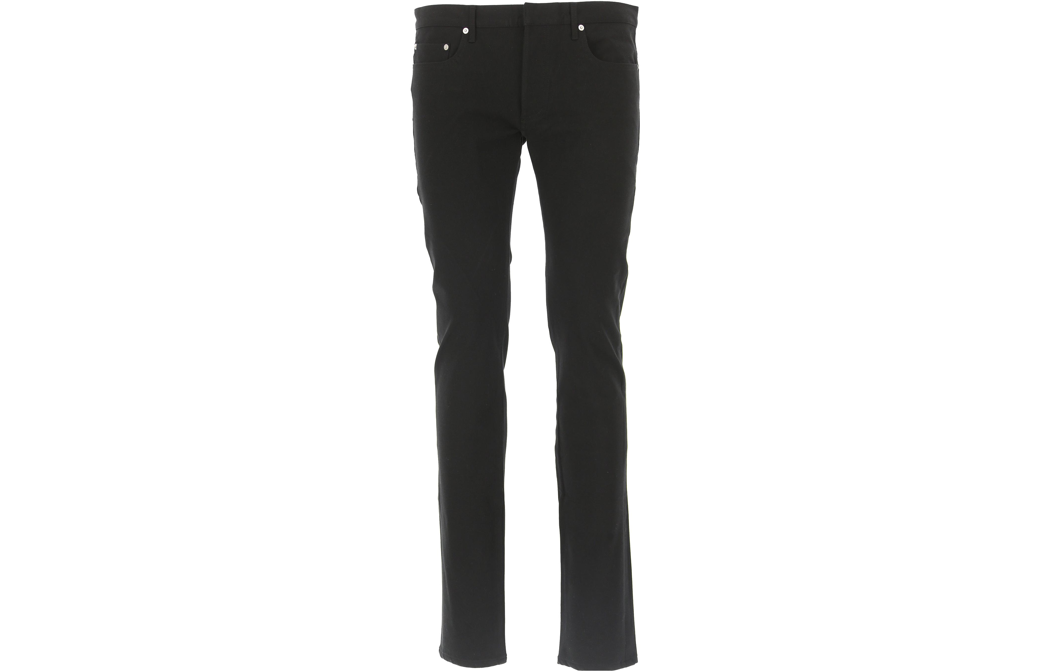 Order DIOR Jeans Slim-Fit Hitam dengan Butang Kancing. 003D006A0917-9001