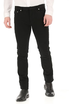 DIOR Jeans Slim-Fit Hitam dengan Butang Kancing. 003D006A0917-9001 Shop DIOR Jeans Slim-Fit Hitam dengan Butang Kancing. 003D006A0917-9001