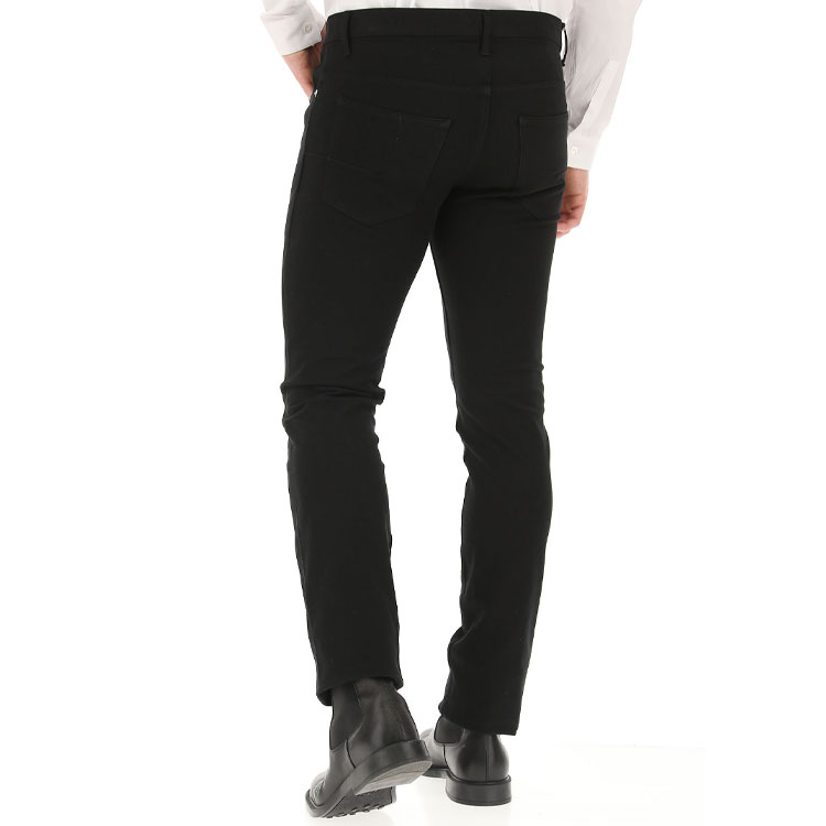 Purchase DIOR Jeans Slim-Fit Hitam dengan Butang Kancing. 003D006A0917-9001