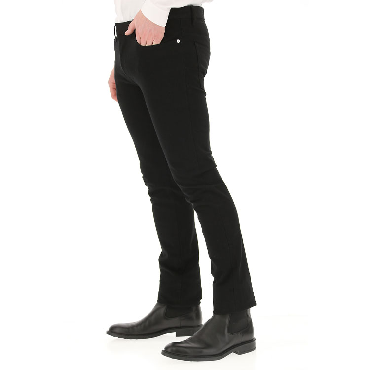 Details for DIOR Jeans Slim-Fit Hitam dengan Butang Kancing. 003D006A0917-9001