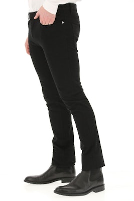 DIOR Jeans Slim-Fit Hitam dengan Butang Kancing. 003D006A0917-9001 Details for DIOR Jeans Slim-Fit Hitam dengan Butang Kancing. 003D006A0917-9001