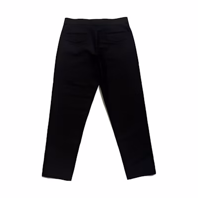 DIOR Solid Black Straight-Leg Suit Pants with Buttons and Pockets. 043C147A3450-C900