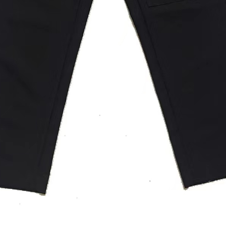 Details for DIOR  Solid Black Straight-Leg Suit Pants with Buttons and Pockets. 043C147A3450-C900