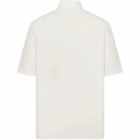 Lookbook Dior 純色標誌短袖POLO衫 - 奶油白 393C532E7017-C020