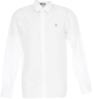 디올 솔리드 컬러 로고 스퀘어 넥 긴팔 셔츠. 923C518W8444-081 Buy 디올 솔리드 컬러 로고 스퀘어 넥 긴팔 셔츠. 923C518W8444-081