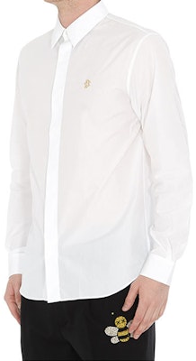 디올 솔리드 컬러 로고 스퀘어 넥 긴팔 셔츠. 923C518W8444-081 Purchase 디올 솔리드 컬러 로고 스퀘어 넥 긴팔 셔츠. 923C518W8444-081