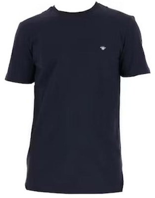 DIOR Camiseta Casual Azul Marino de Manga Corta y Cuello Redondo. 733J603B053-3580 Buy DIOR Camiseta Casual Azul Marino de Manga Corta y Cuello Redondo. 733J603B053-3580
