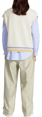 DIOR Solid Color Straight-Leg Casual Pants Green. 413C102A6002-C610 Purchase DIOR Solid Color Straight-Leg Casual Pants Green. 413C102A6002-C610