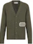 Buy DIOR Solid Color V-Neck Button Knit Cardigan Sweater. 243M230AT474-C680