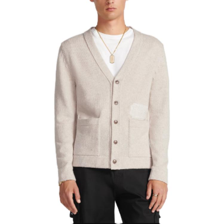 DIOR  Solid Color V-Neck Button Knit Cardigan Sweater. 243M230AT474-C680 圖 4