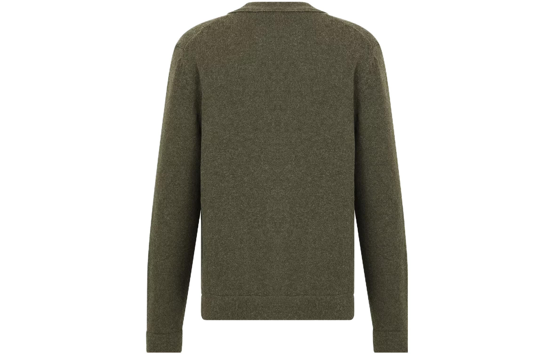 DIOR  Solid Color V-Neck Button Knit Cardigan Sweater. 243M230AT474-C680 圖 8