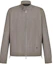 Order DIOR Solid Color Zip-Up Jacket in Taupe Gray 113C440A5727-C880