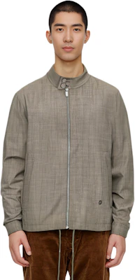 DIOR Solid Color Zip-Up Jacket in Taupe Gray 113C440A5727-C880 Shop DIOR Solid Color Zip-Up Jacket in Taupe Gray 113C440A5727-C880
