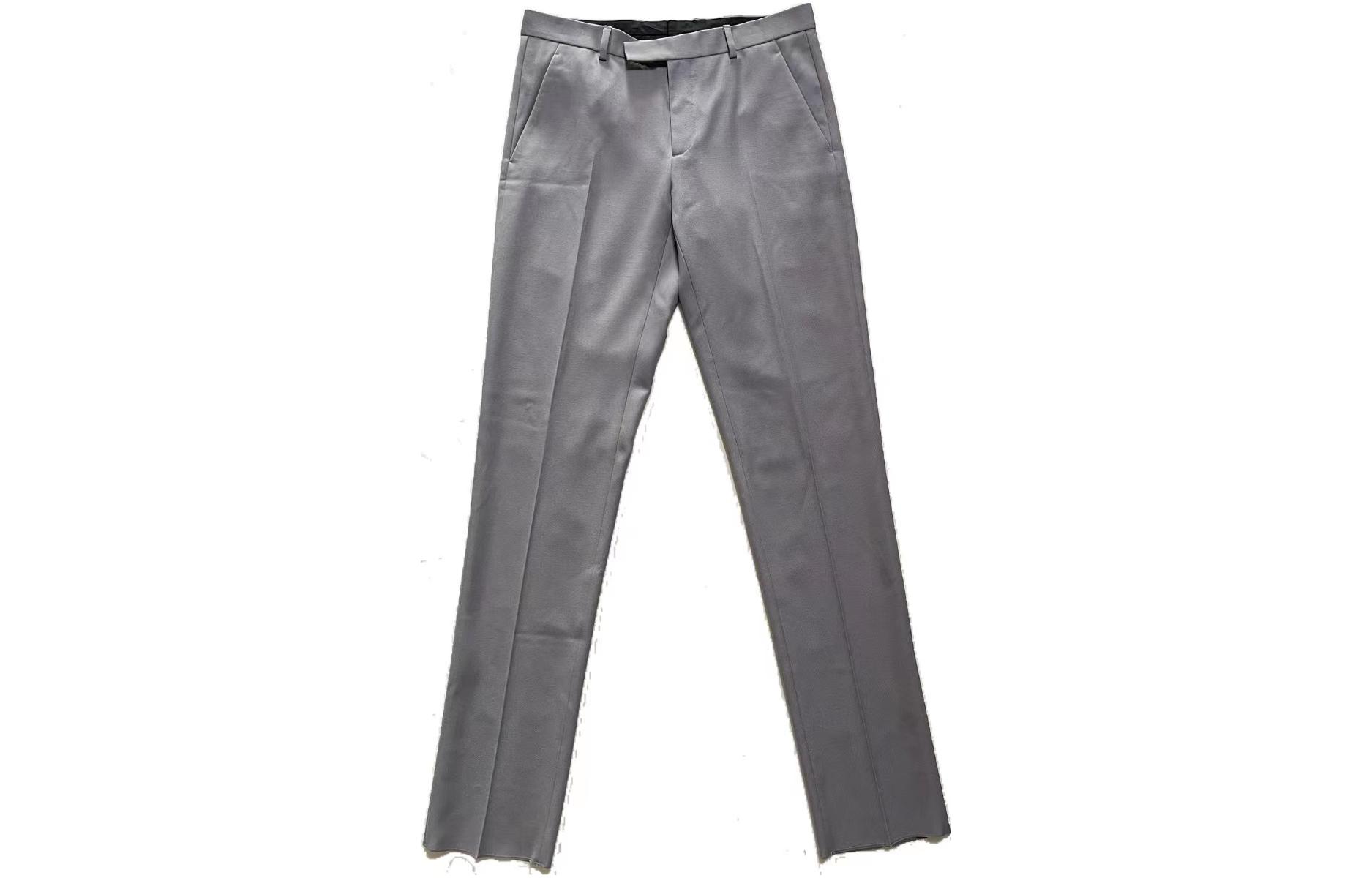 Order DIOR Pantalones Casuales Rectos de Cintura Media Azul Nebuloso. 013C120A5180-C810