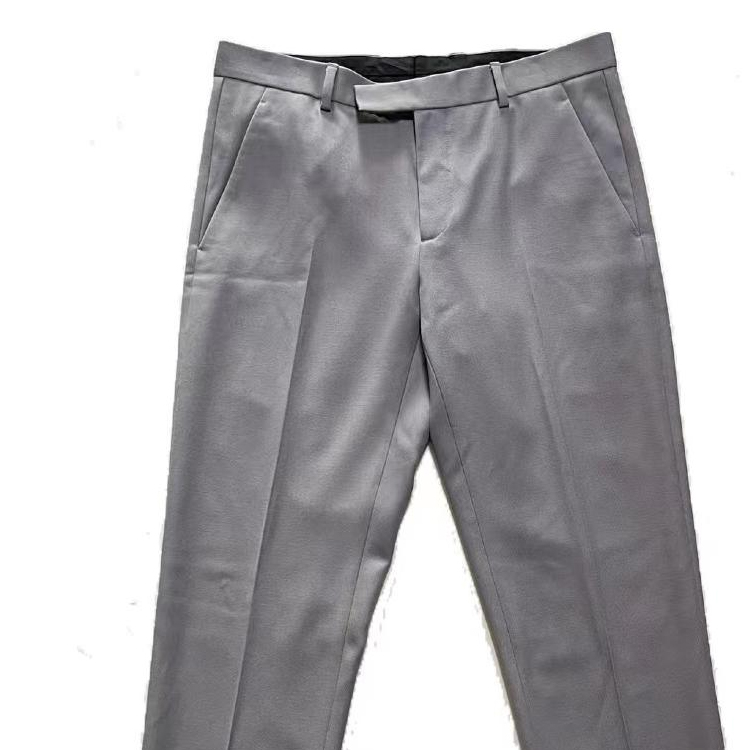 Shop DIOR Pantalones Casuales Rectos de Cintura Media Azul Nebuloso. 013C120A5180-C810