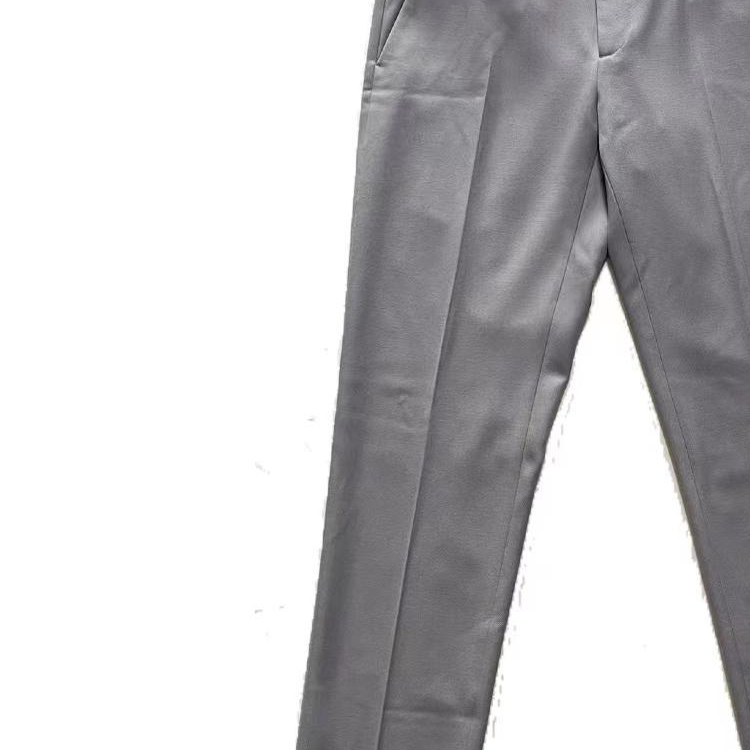 Purchase DIOR Pantalones Casuales Rectos de Cintura Media Azul Nebuloso. 013C120A5180-C810