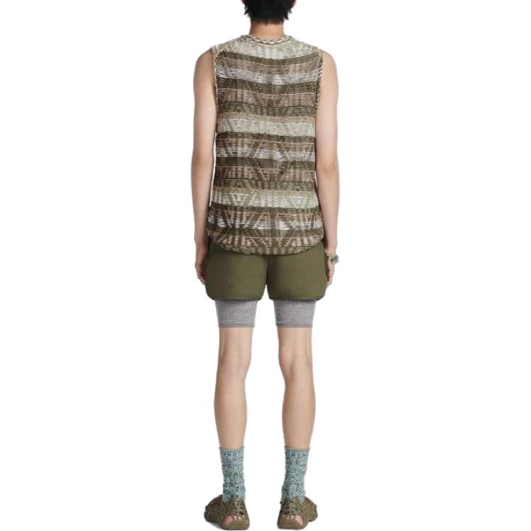 Shop Dior Celana Pendek Casual Simple Straight Hijau. 383J131A0828-C689