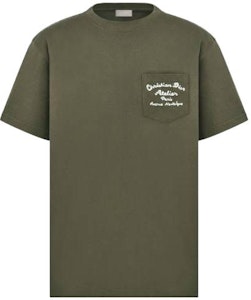 ディオール SS22 バックレタープリント クルーネックTシャツ ディープグリーン. 293J645A0677-C680 Order ディオール SS22 バックレタープリント クルーネックTシャツ ディープグリーン. 293J645A0677-C680