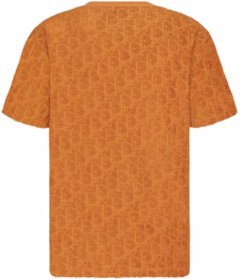 Camiseta DIOR SS22 Logo Gráfico Cuello Redondo de Algodón Naranja 113J692A0614-C141 Lookbook Camiseta DIOR SS22 Logo Gráfico Cuello Redondo de Algodón Naranja 113J692A0614-C141