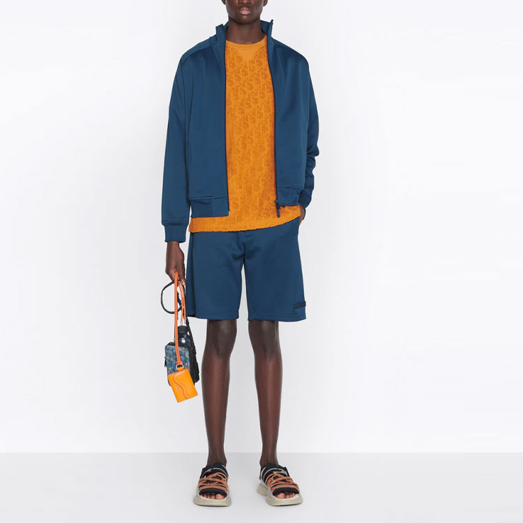 Purchase Camiseta DIOR SS22 Logo Gráfico Cuello Redondo de Algodón Naranja 113J692A0614-C141