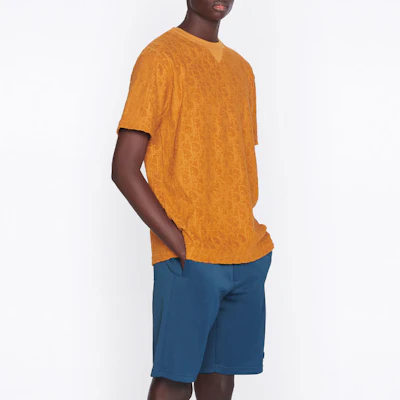 Camiseta DIOR SS22 Logo Gráfico Cuello Redondo de Algodón Naranja 113J692A0614-C141 Sizing Camiseta DIOR SS22 Logo Gráfico Cuello Redondo de Algodón Naranja 113J692A0614-C141
