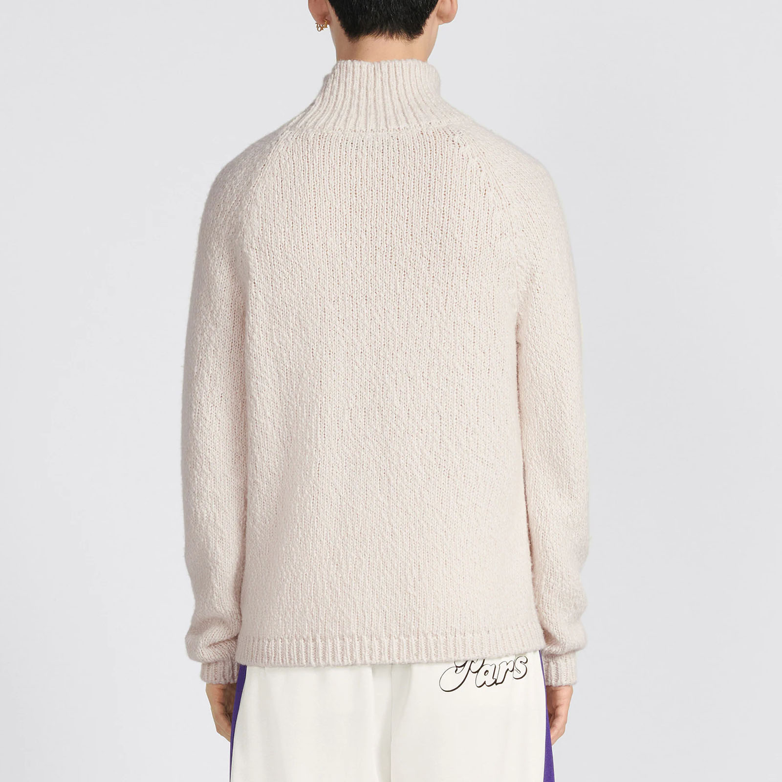 Purchase DIOR 2023春夏象牙色字母印花高领长袖毛衣. 313M634AT512-C080