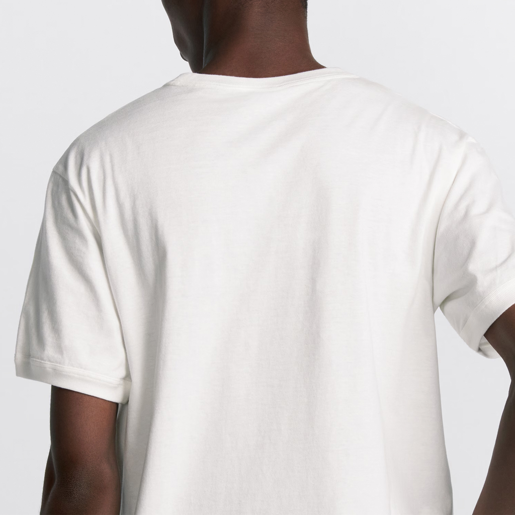 Cheap DIOR SS24 Camiseta Blanca Suelta con Logo Estampado. 493J642A0817-C085