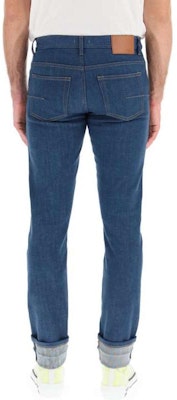 DIOR Seluar Jeans Butang Kulit Patch Logo Biru Straight-Leg 013DS00B273X-588B Shop DIOR Seluar Jeans Butang Kulit Patch Logo Biru Straight-Leg 013DS00B273X-588B