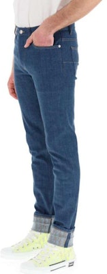 DIOR Seluar Jeans Butang Kulit Patch Logo Biru Straight-Leg 013DS00B273X-588B Purchase DIOR Seluar Jeans Butang Kulit Patch Logo Biru Straight-Leg 013DS00B273X-588B