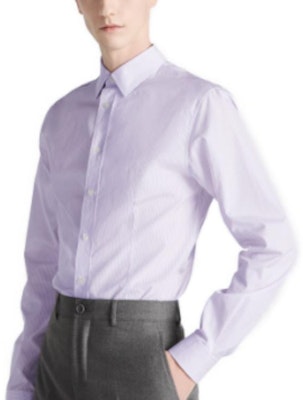 DIOR Striped Collar Button-Up Long Sleeve Shirt Light Purple 343C559A5982-C084 Shop DIOR Striped Collar Button-Up Long Sleeve Shirt Light Purple 343C559A5982-C084