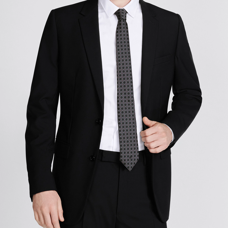 DIOR  Tie Black with Signature Jacquard Pattern. 48C1047B0961C984 圖 4