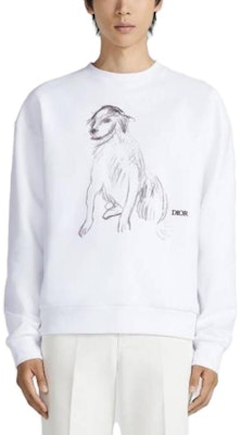 디올 화이트 애니멀 프린트 크루넥 스웨트셔츠 383J679A0807-C088 Shop 디올 화이트 애니멀 프린트 크루넥 스웨트셔츠 383J679A0807-C088
