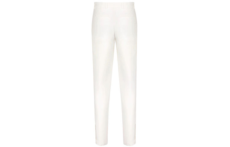 Lookbook Dior Celana Kasual Putih Katun dengan Kancing 213C133A4451-030