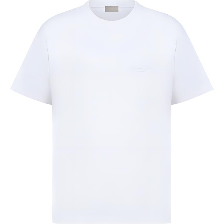 DIOR  White Crewneck Short-Sleeve T-Shirt SS23 383J696A0817-C070 圖 2