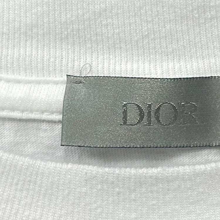 DIOR  White Crewneck Short-Sleeve T-Shirt SS23 383J696A0817-C070 圖 8