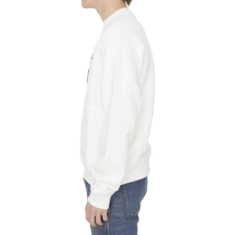 Purchase DIOR Baju Lengan Panjang Putih dengan Sulaman Logo. 343J699A053-1C087