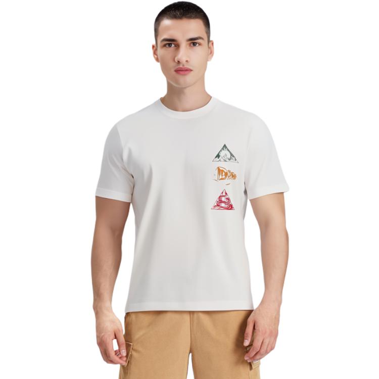 Shop DIOR Kaos Putih Grafis Straight-Fit Lengan Pendek. 393J696D0817-C089