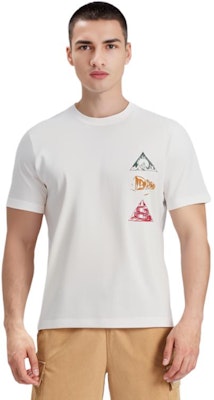 DIOR Kaos Putih Grafis Straight-Fit Lengan Pendek. 393J696D0817-C089 Shop DIOR Kaos Putih Grafis Straight-Fit Lengan Pendek. 393J696D0817-C089