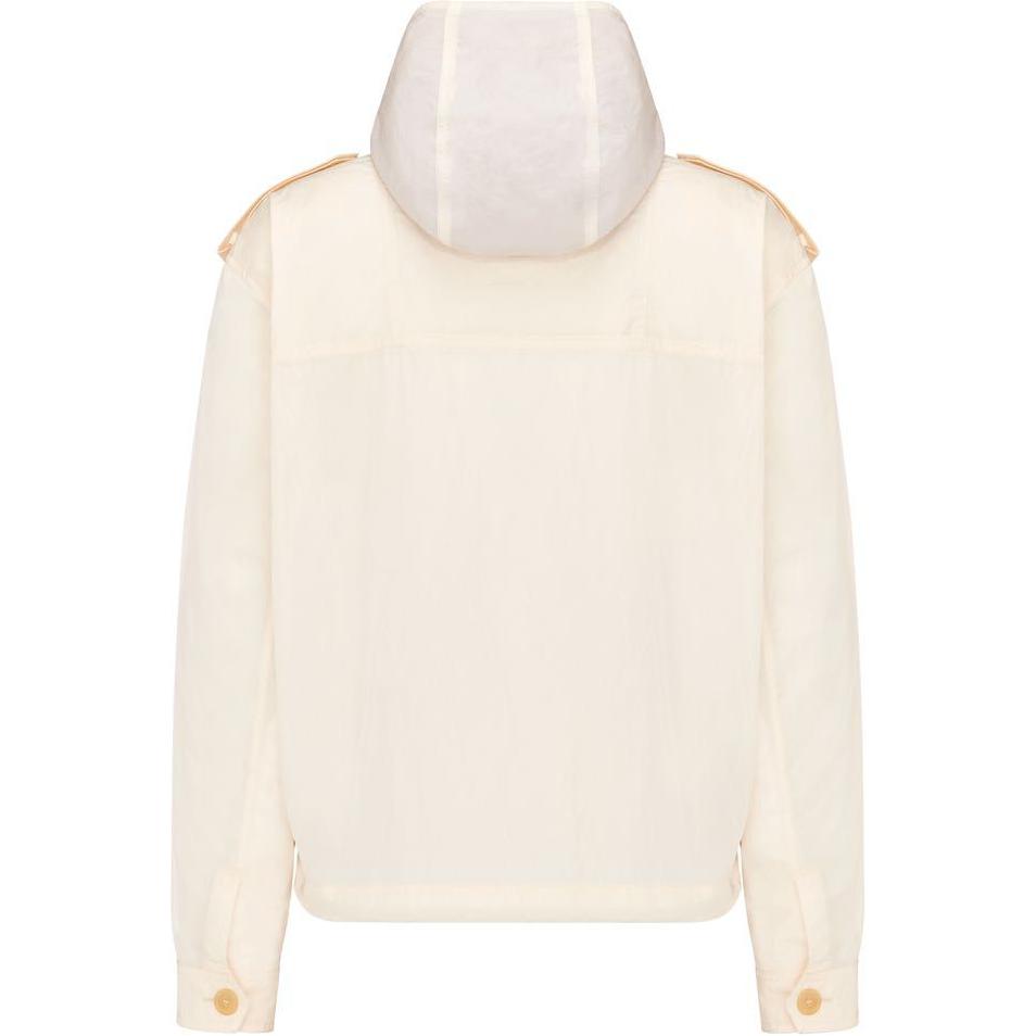 Lookbook DIOR Hoodie Putih Pullover dengan Aplikasi Pola. 283C402A5525-C184